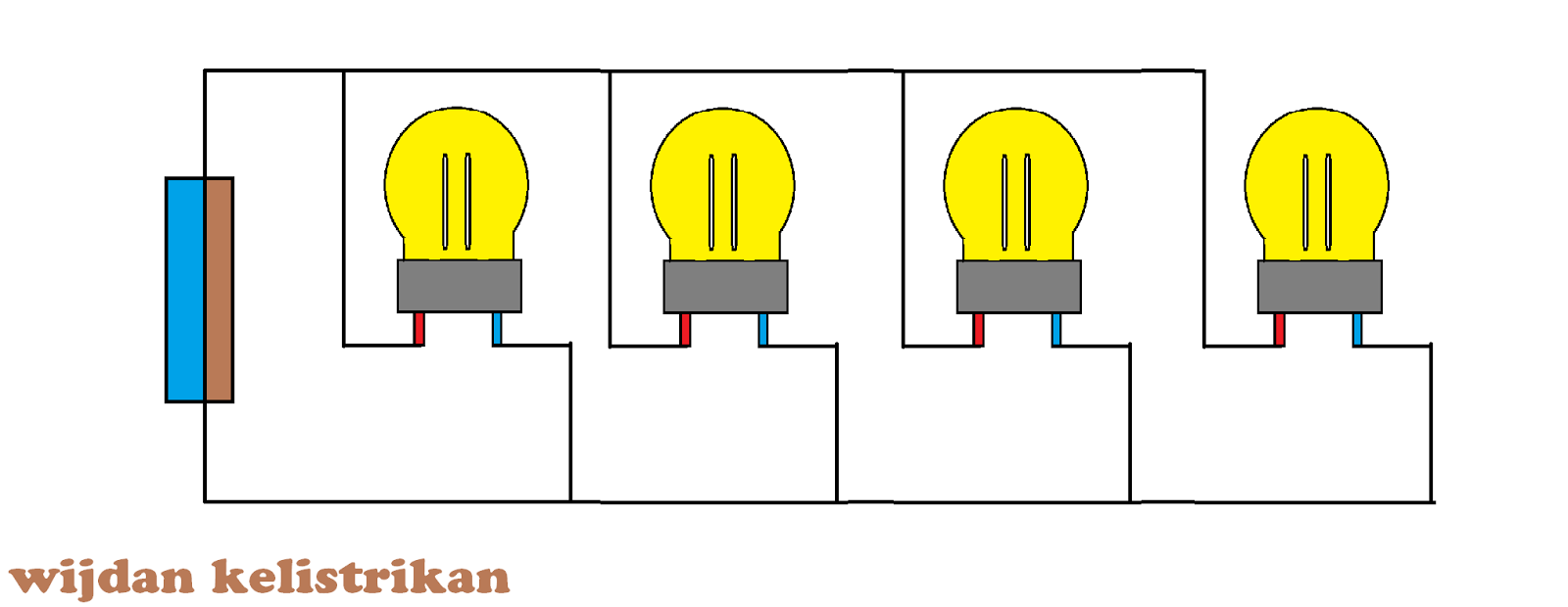 jelaskan cara kerja rangkaian listrik pada lampu lalu lintas