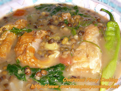 Ginisang Munggo with Salmon Belly
