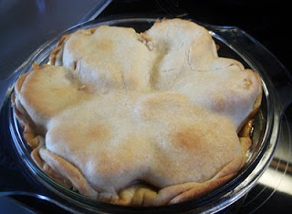 La cocemos en el horno tarta Tatin, ya horneada