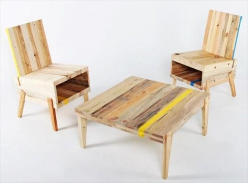 Pallet Kitchen Table And Chairs Pallet Kitchen Table And Chairs