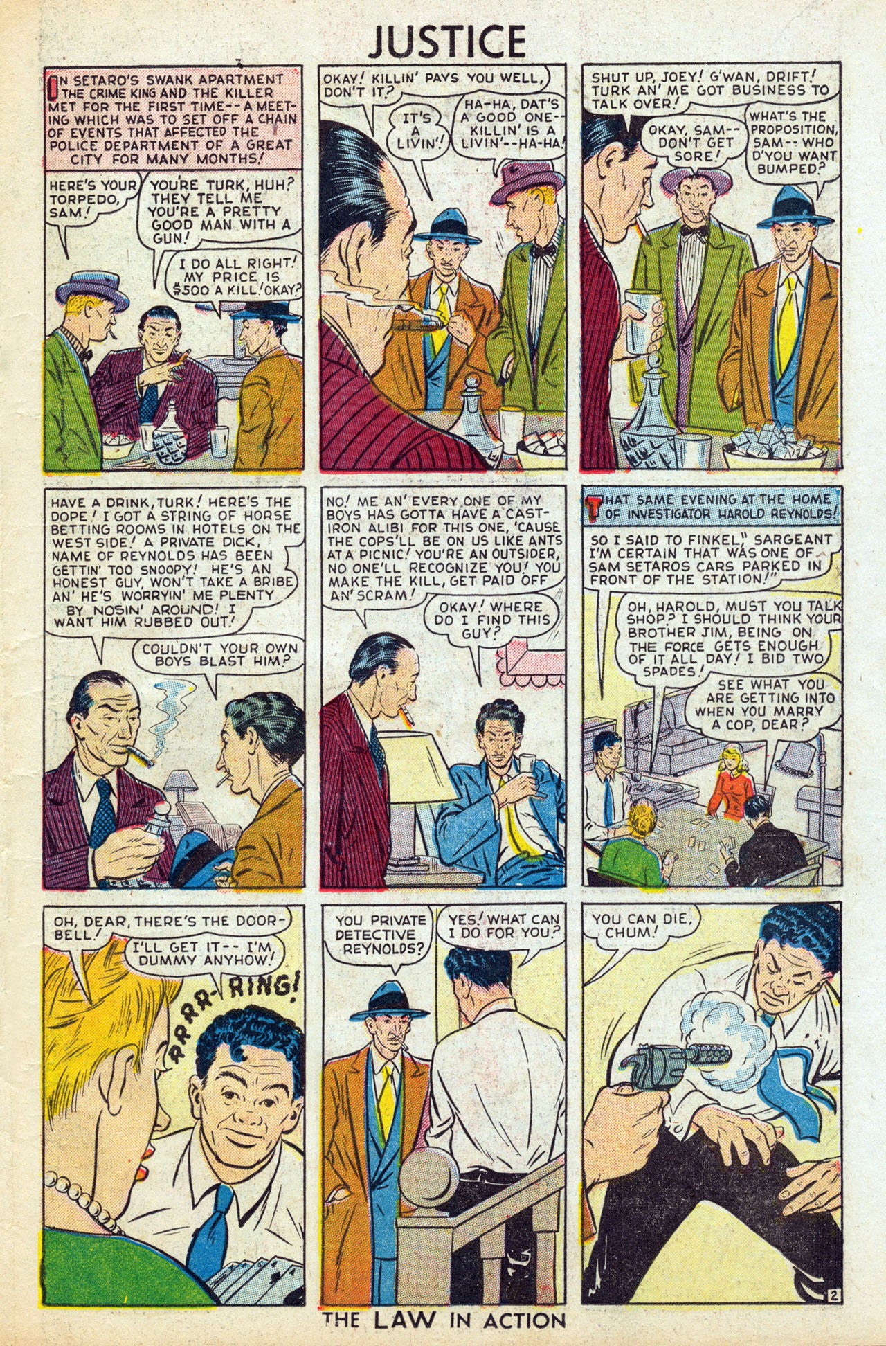 Read online Justice Comics (1948) comic -  Issue #10 - 15