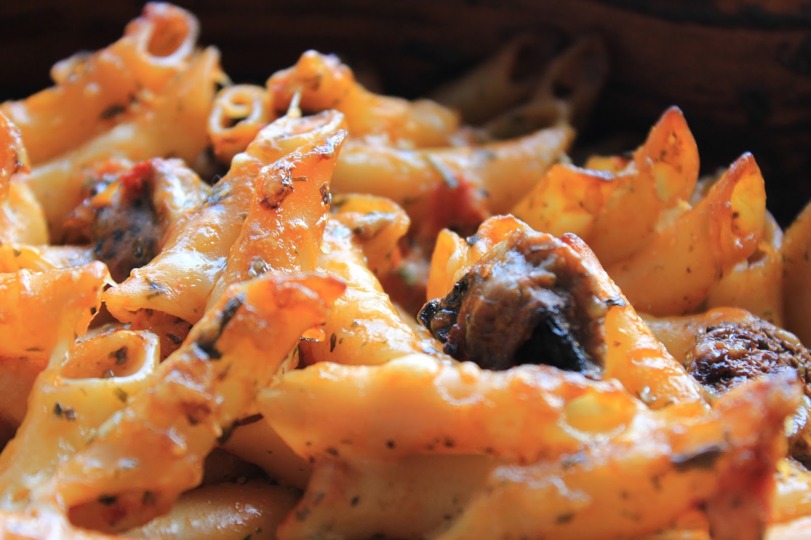The Orange Taste: Nudel Champignon Auflauf