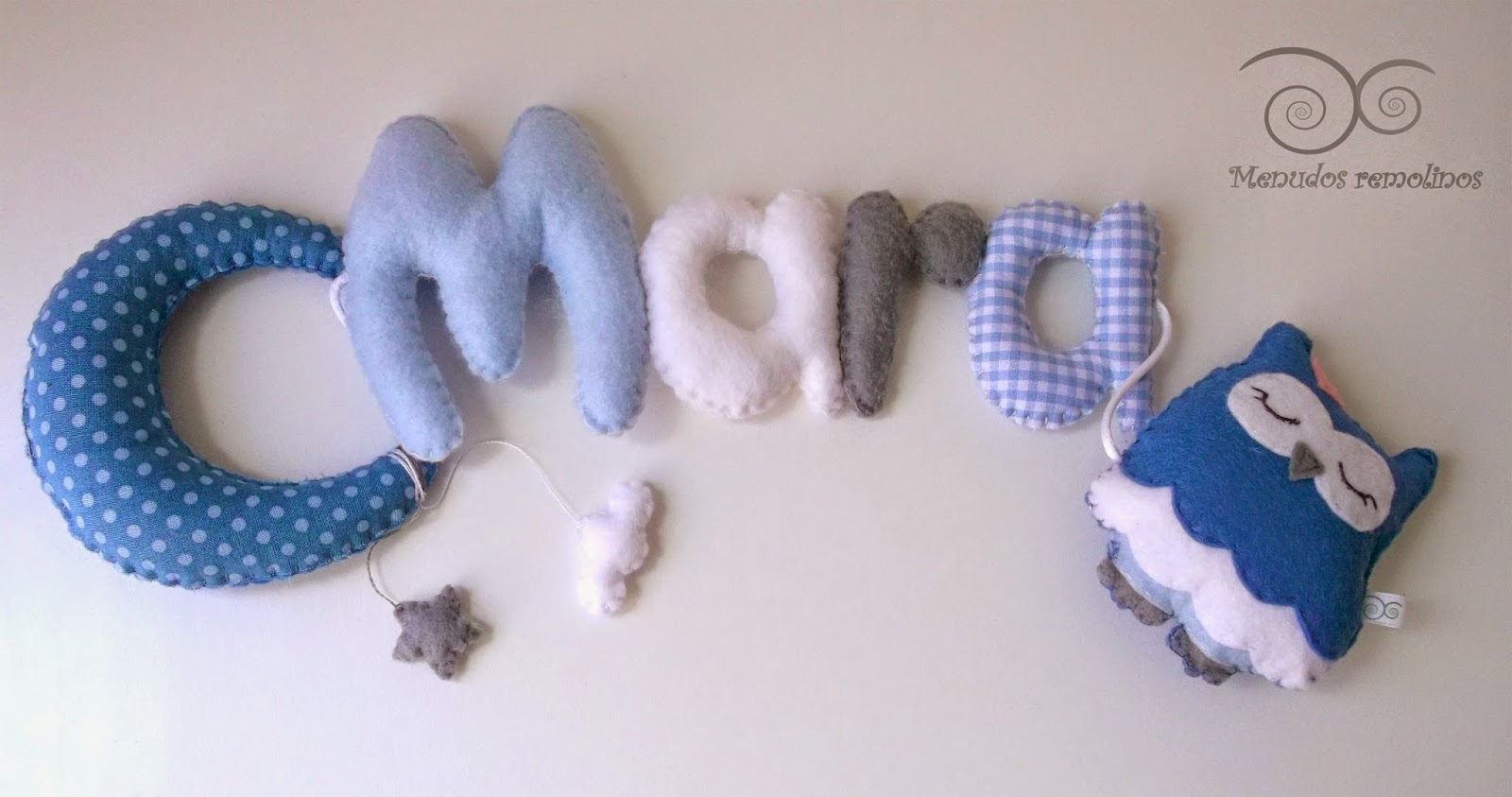 Regalos Para Mara - Nombre DE Fieltro Y Nuevo Saco Para LA Merienda