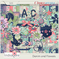 Kit : Denim and Flowers by Lindsay Jane