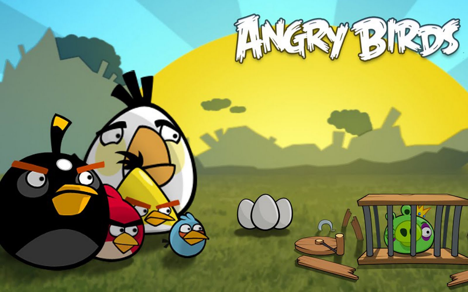 Зимние енгри берц Angry Birds