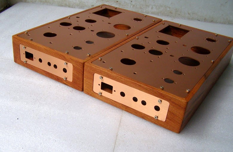 J&K Audio Design Solid Wood Amplifier Chassis