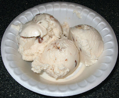 Scoops of ice cream.