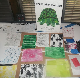 Homeschool Art use The Foolish Tortoise an Art and Writing Prompt