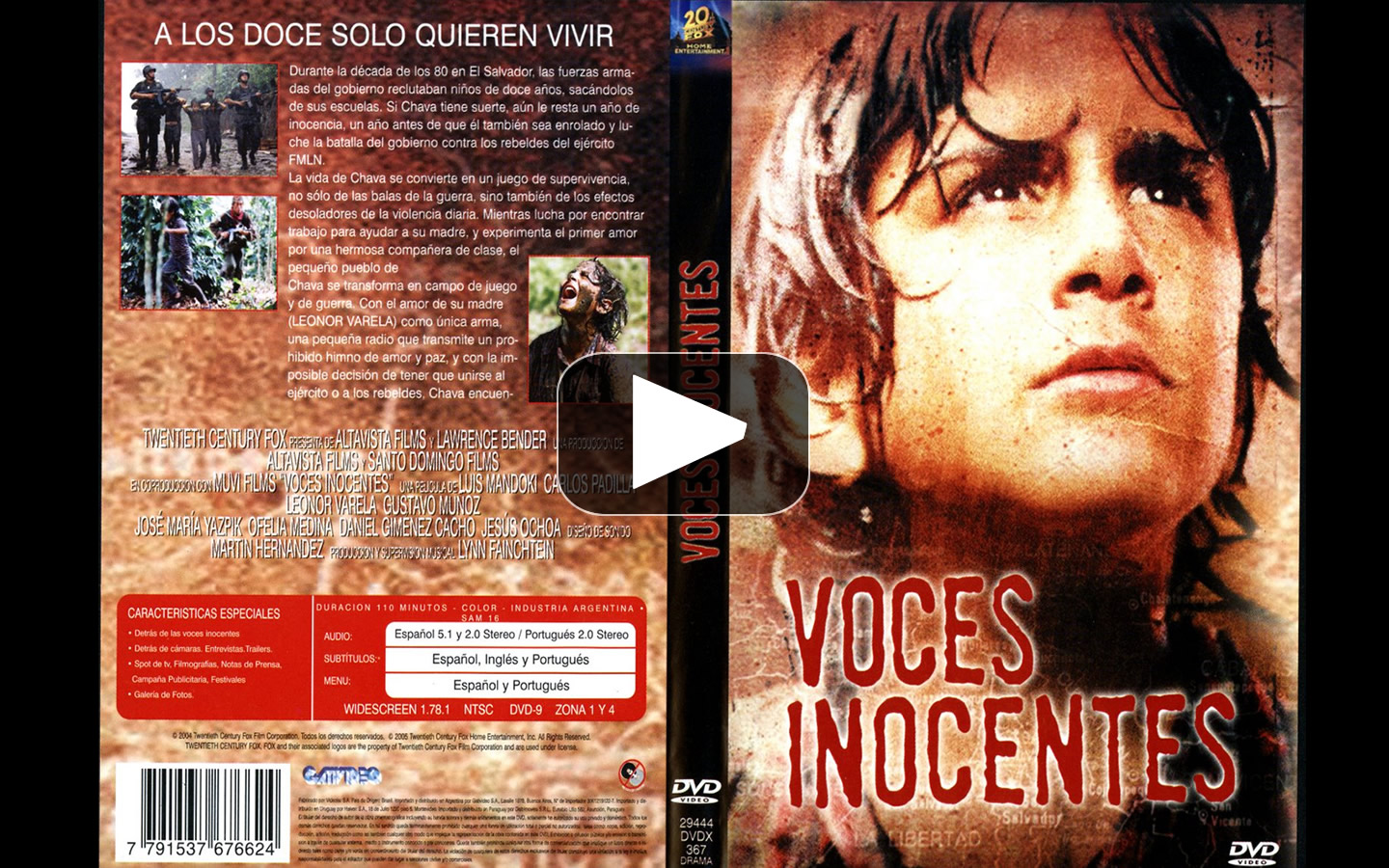 El Grito De Los Inocentes Pelicula Completa VOCES INOCENTES: PELÍCULA COMPLETA EN ESPAÑOL ~ Tarjetas y Videos