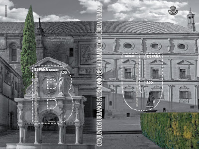 Conjuntos urbanos. Patrimonio de la Humanidad. Úbeda y Baeza - Hoja bloque - 2019 Conjuntos urbanos. Patrimonio de la Humanidad. Úbeda y Baeza - Hoja bloque - 2019