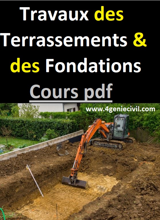Travaux des terrassements et des fondations Cours PDF