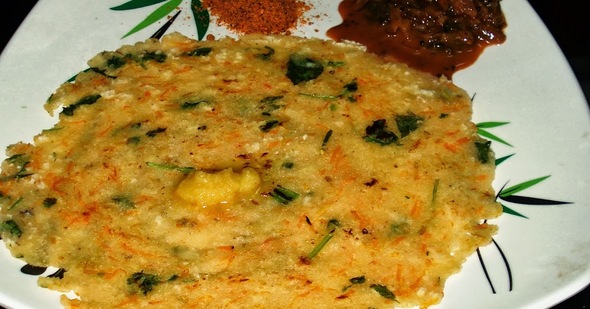 ಅಡಿಗೆ - Adige: Carrot -Rava Rotti