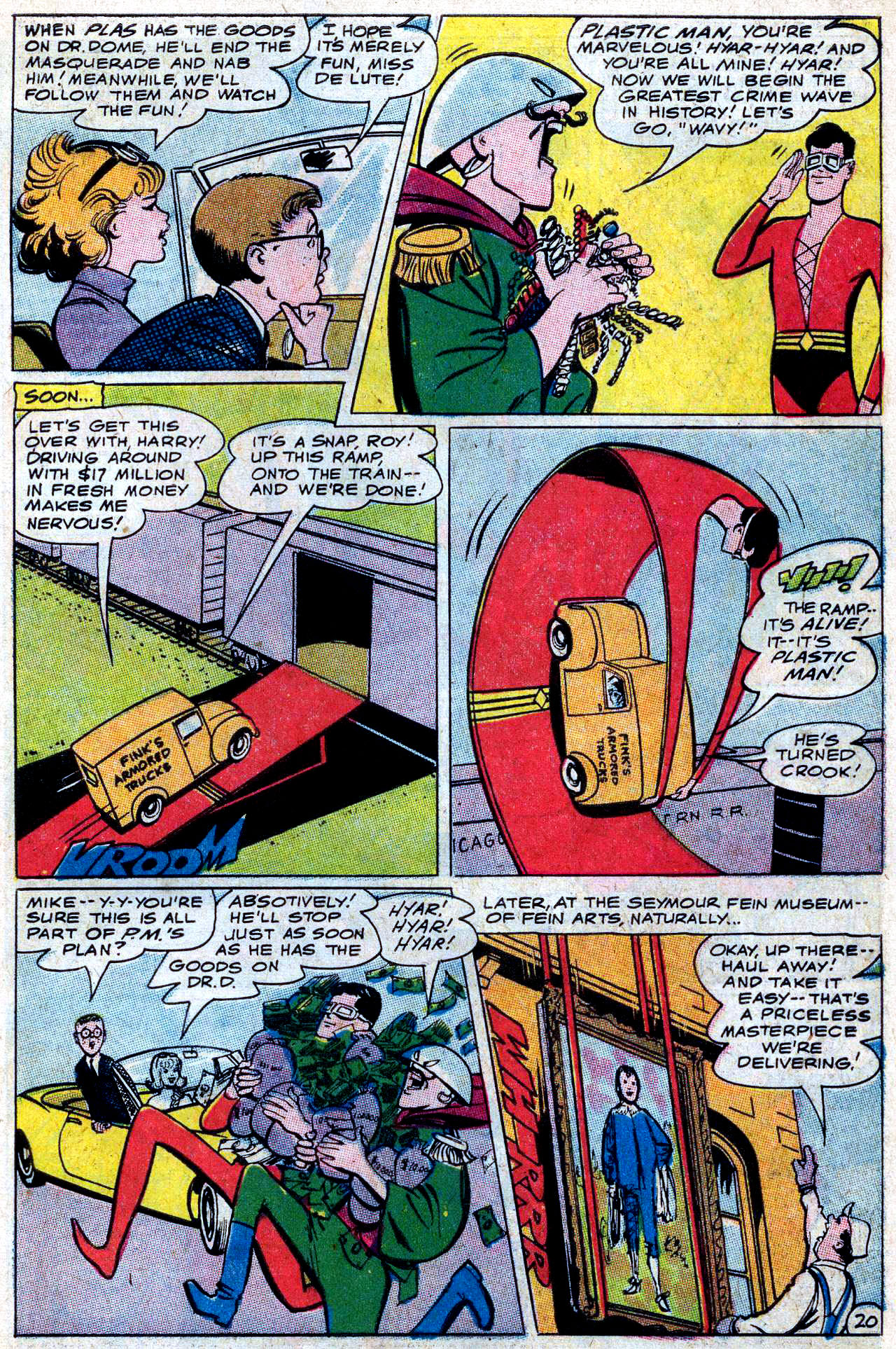 Read online Plastic Man (1966) comic -  Issue #4 - 22