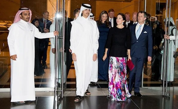 Crown Princess Mary and Crown Prince Frederik of Denmark visited the Doha Museum of Islamic Arts which opened in 2008 in Qatar