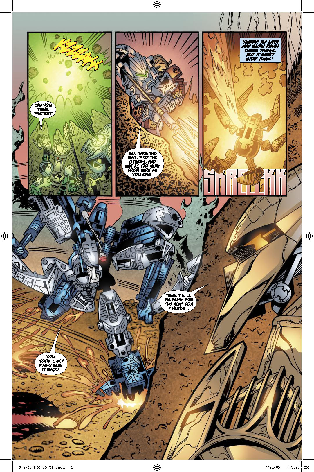 Read online Bionicle comic -  Issue #25 - 5