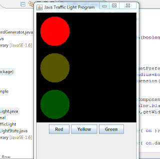java source code: Traffic Light in java