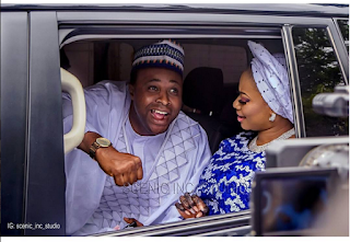 New Couple, Actor Femi Adebayo And His Beautiful Wife Step Out For Jumah