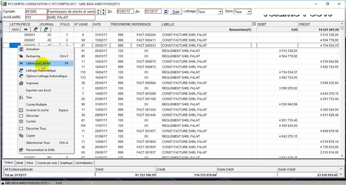 LETTRAGE DES COMPTES ET CORRECTION DES ERREURS / COMPTABILITÉ COMPTABILITÉ PRATIQUE LETTRAGE DES COMPTES ET CORRECTION DES ERREURS / COMPTABILITÉ COMPTABILITÉ PRATIQUE