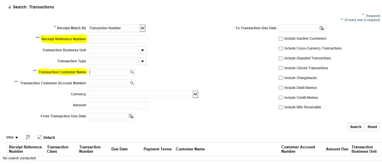 Oracle Application's Blog How to Create and Apply customer Receipts in