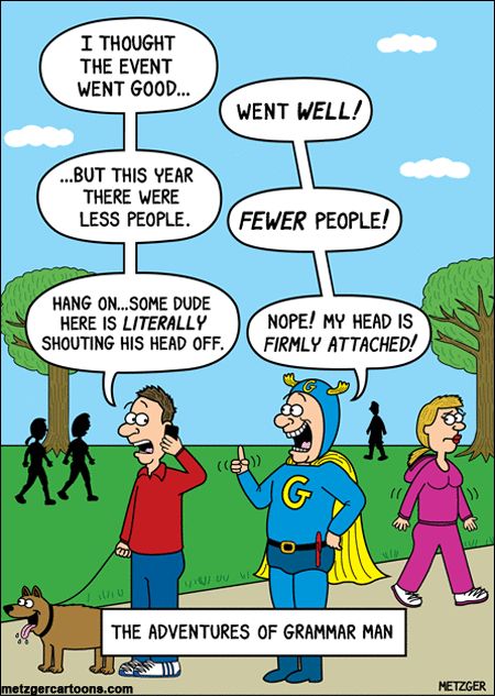 Mystery Fanfare: Cartoon of the Day: The Adventures of Grammar Man