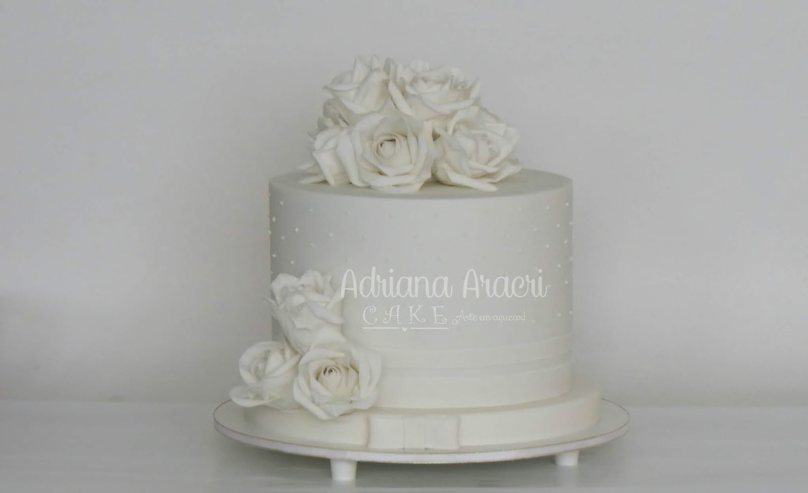 Bolos Decorados: Bolo de Casamento Classico com rosas Mini Wedding Bolos Decorados: Bolo De Casamento Classico Com Rosas Mini Wedding