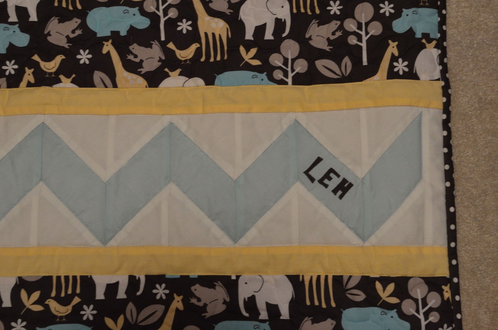 Inside Studio13Eleven Modern Zoo Animals Quilt