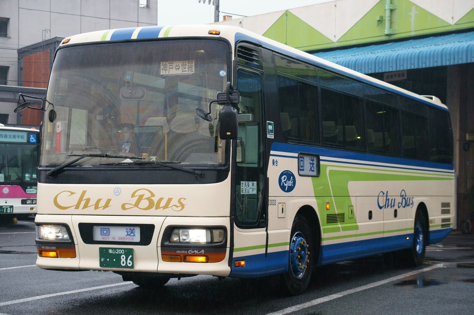 広島のバス 中国バス 福山0か86