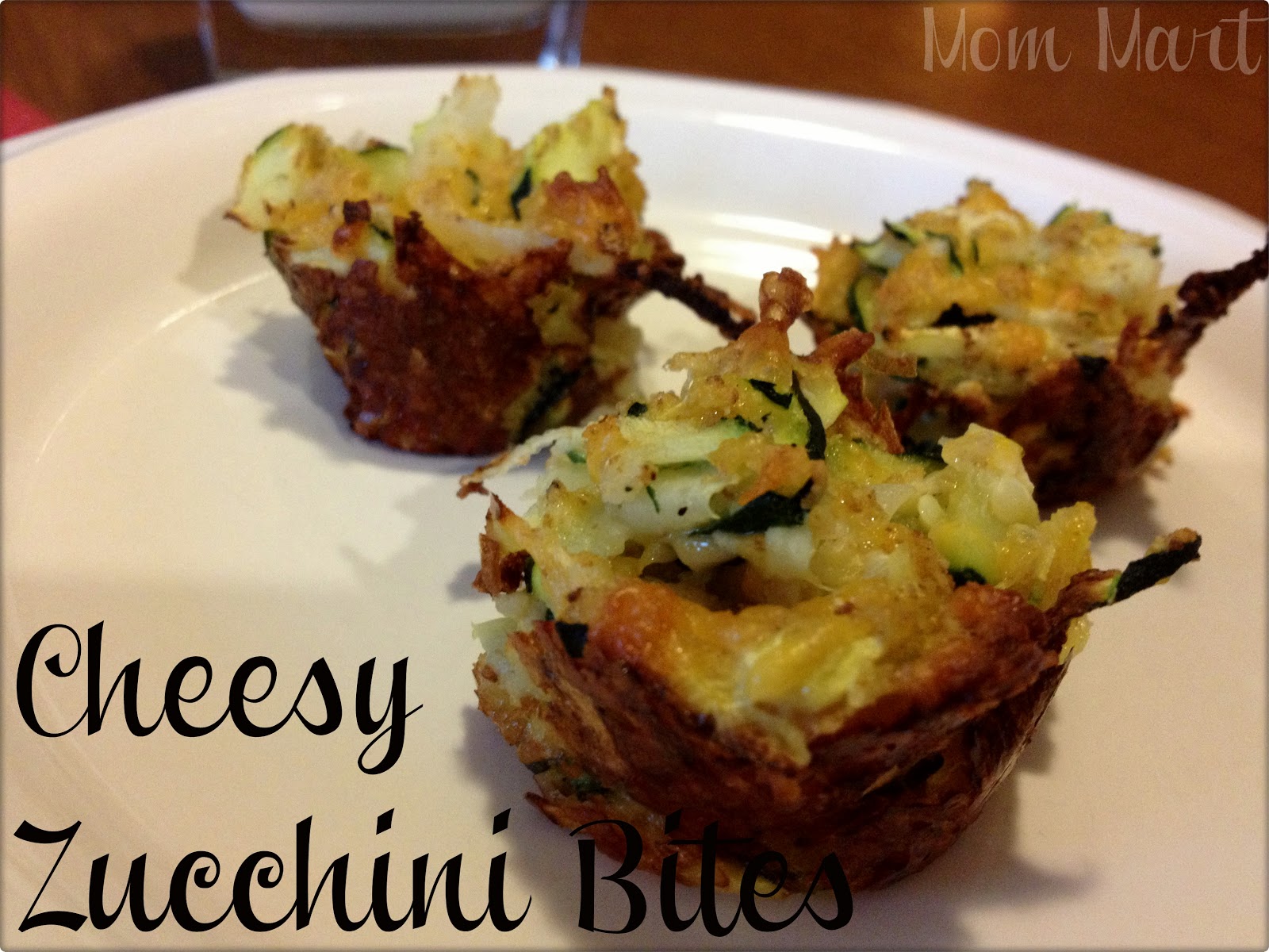 Mom Mart Cheesy Zucchini Bites Recipe