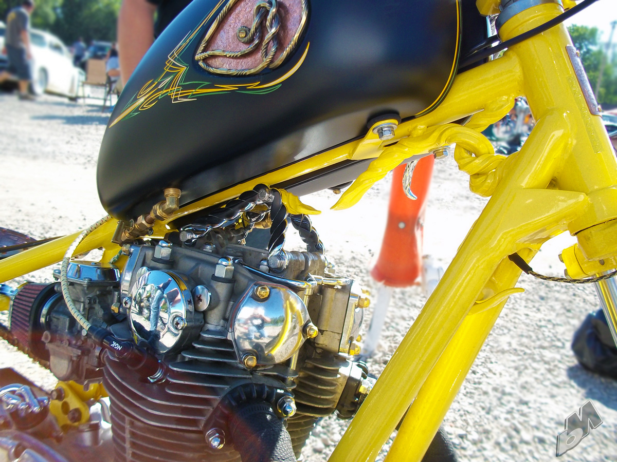 yamaha xs650 chopper detail | tools1