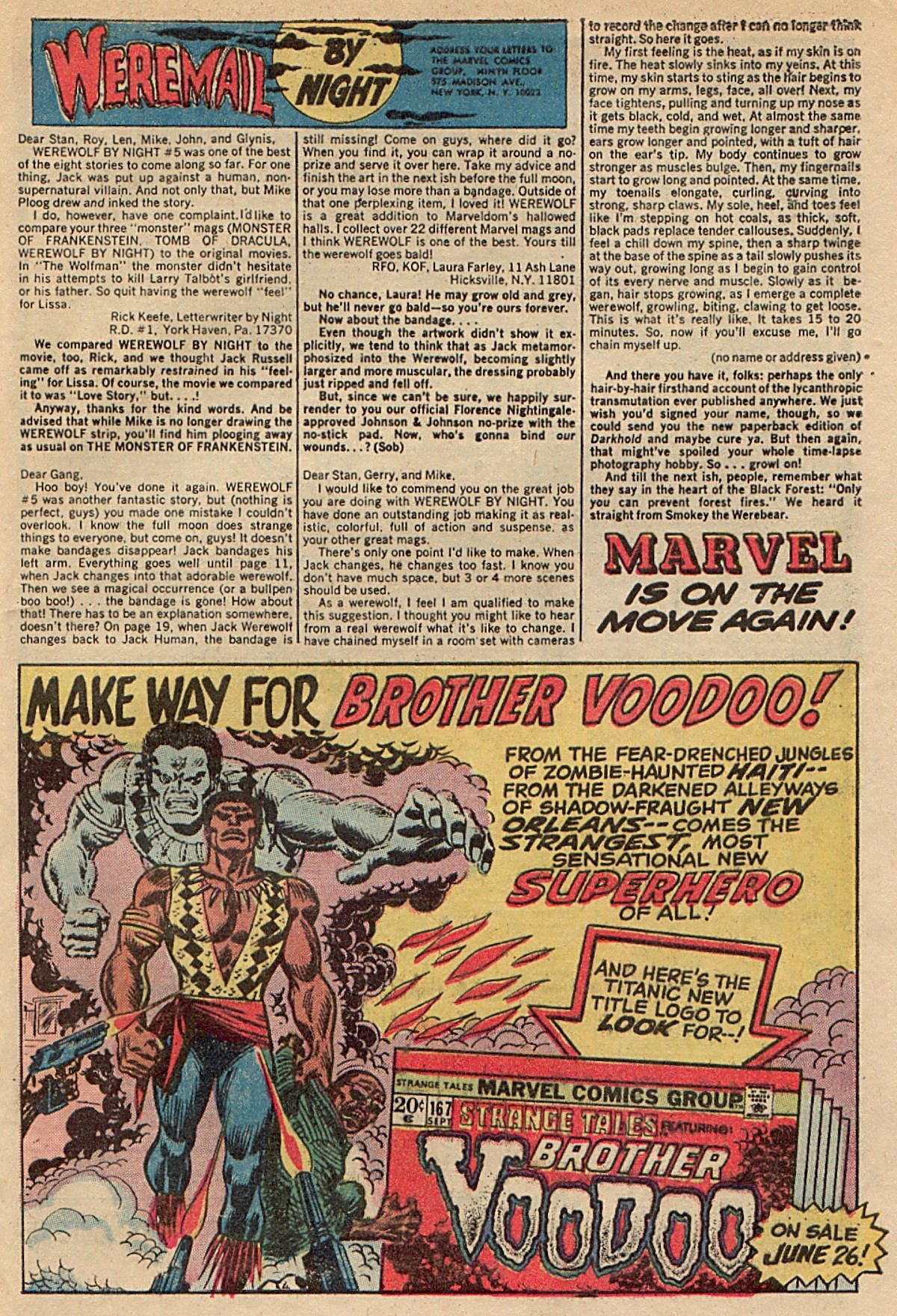 Read online Werewolf by Night (1972) comic -  Issue #9 - 23