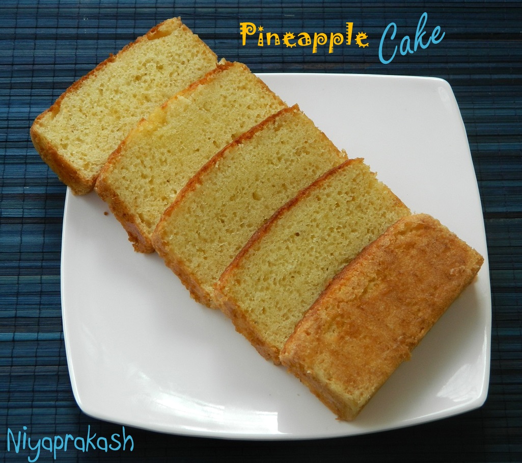 Niya&amp;#39;s World: Pineapple Cake (with Pineapple juice)