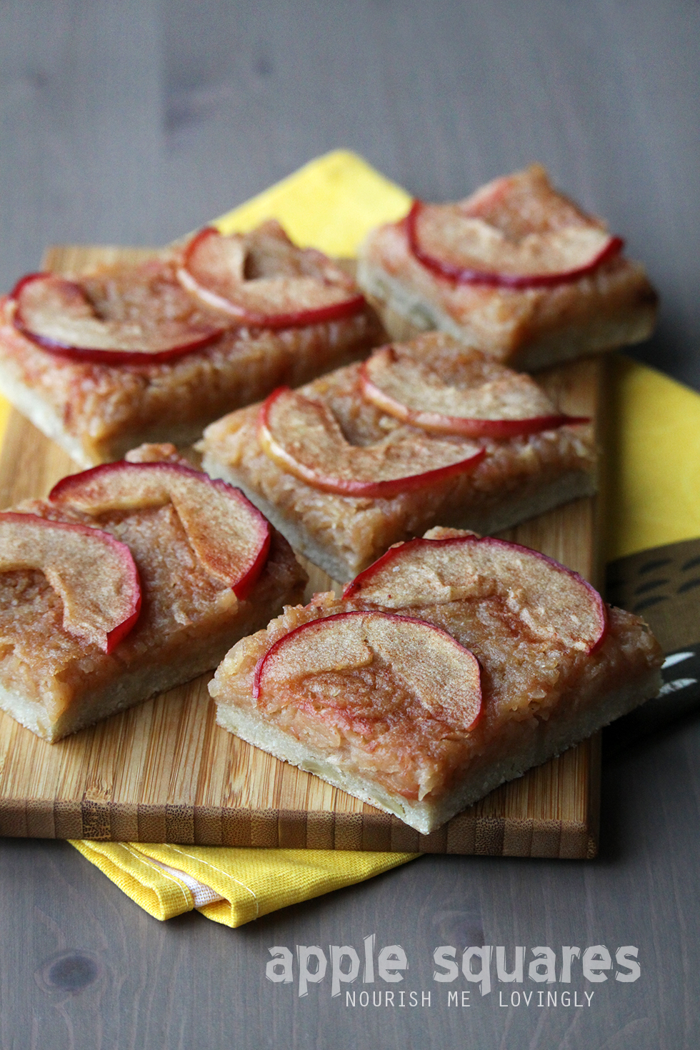 Nourish me lovingly Apple squares (AIP)