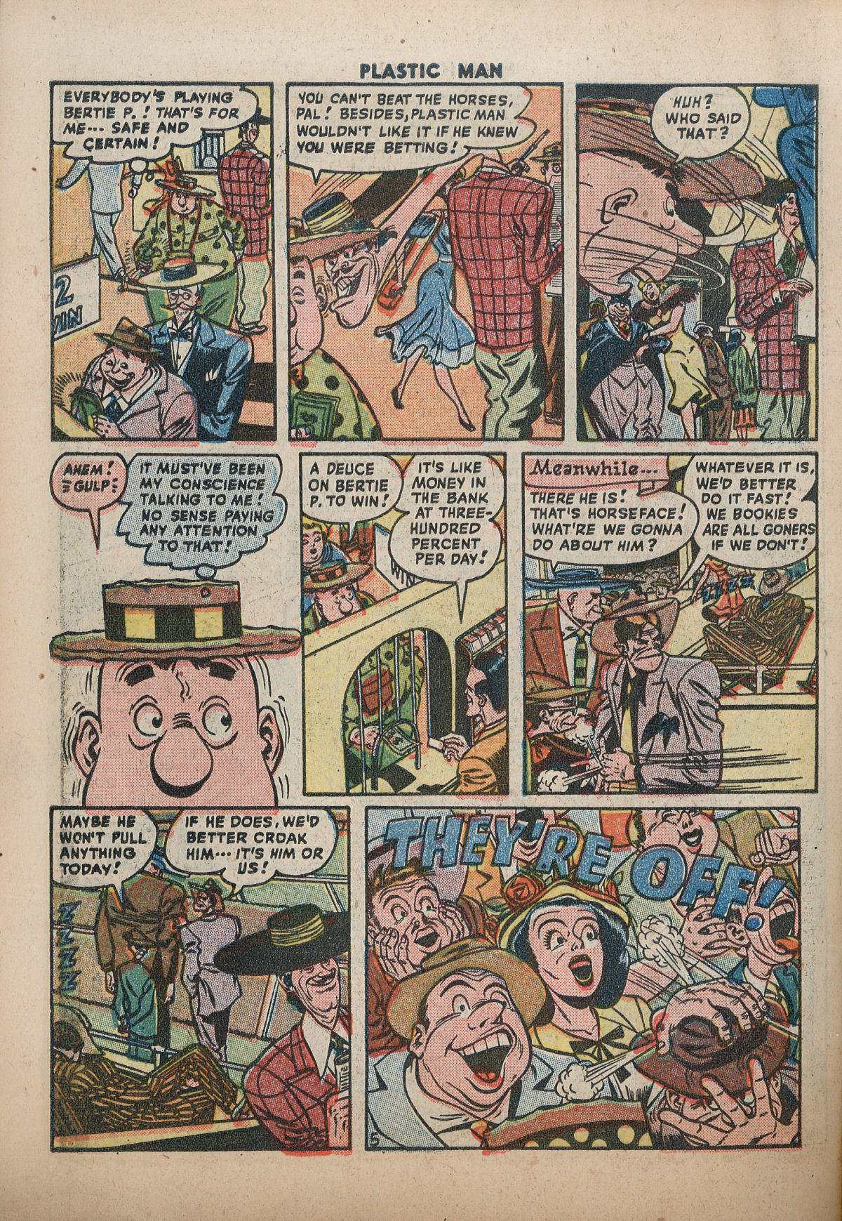 Read online Plastic Man (1943) comic -  Issue #12 - 40