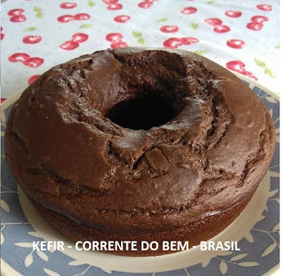 BOLO DE CACAU COM KEFIR DE LEITE BOLO DE CACAU COM KEFIR DE LEITE