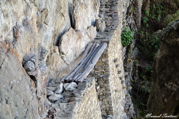 Machu Picchu, ponte inca Machu Picchu, ponte inca