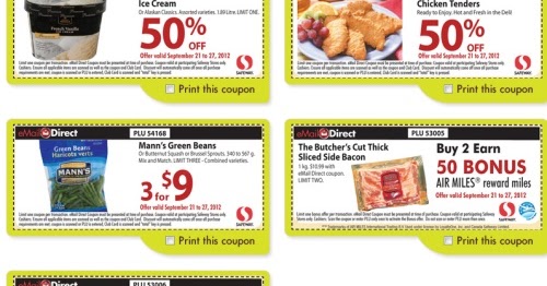 Canadian Daily Deals: Safeway Weekly Email Direct Coupons (Sept 21-27)