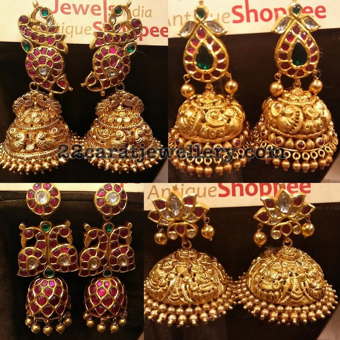 Trendy Jhumkas by Jewels Indian Antique Shoppie - Jewellery Designs