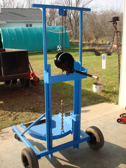 Ed's Metal Creations: Homemade Oil Barrel Lifter