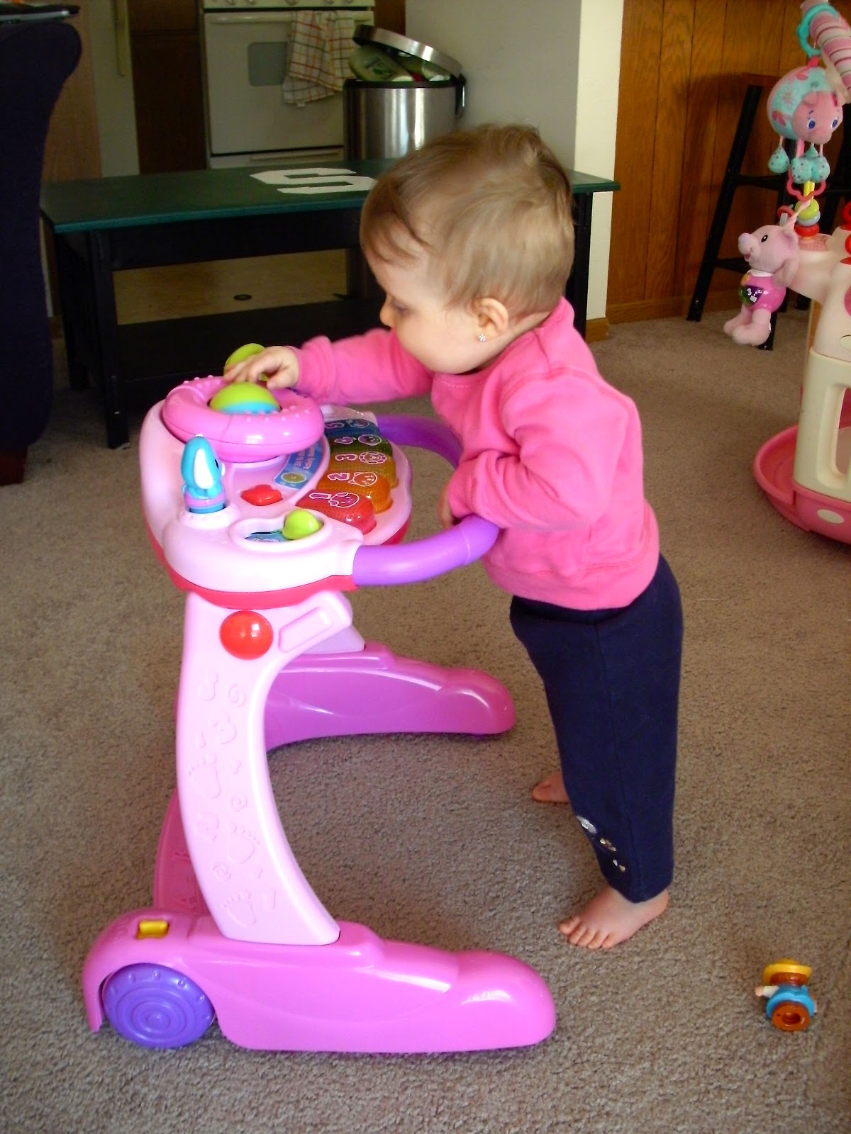 Mommy & Love VTech Sit to Stand Pink Activity Walker