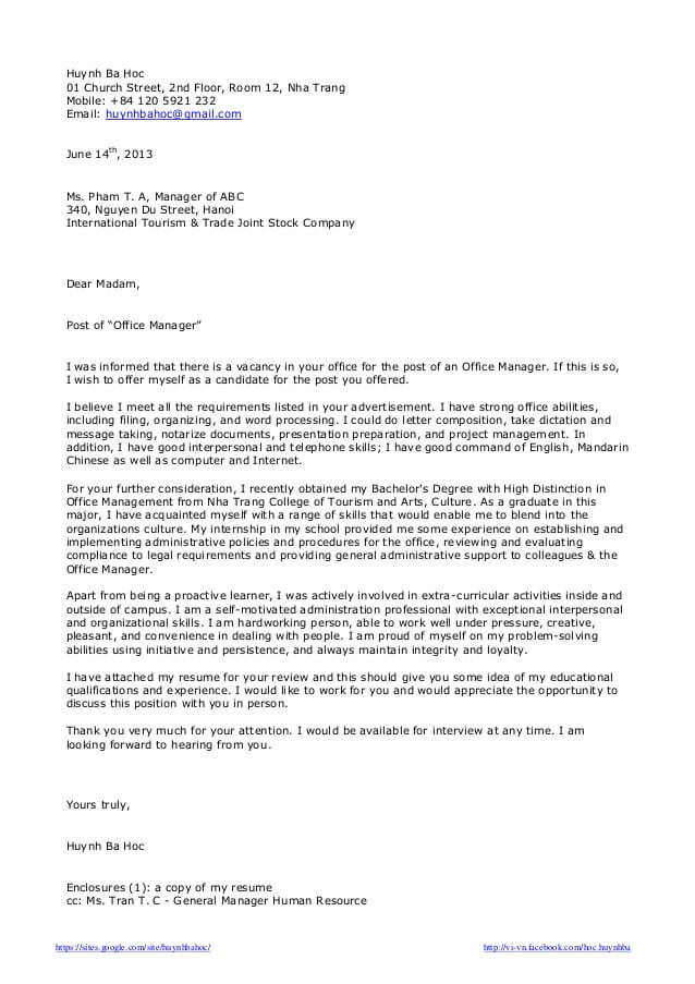 Application Letter For Secretary For Fresh Graduate Application Letter For Secretary For Fresh Graduate