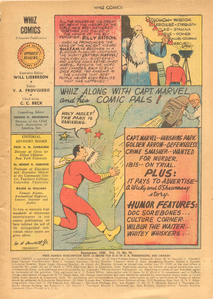 Read online WHIZ Comics comic -  Issue #78 - 3