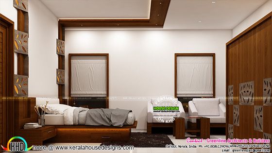 Interior designs of Master bedroom