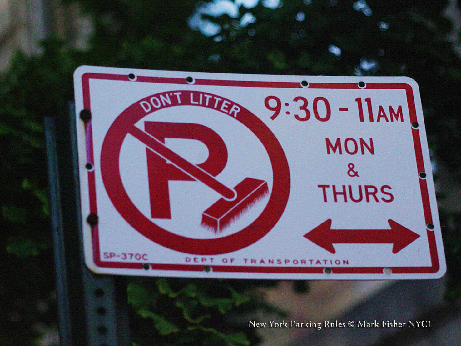 Mark Fisher American Photographer™ New York Parking Rules • American