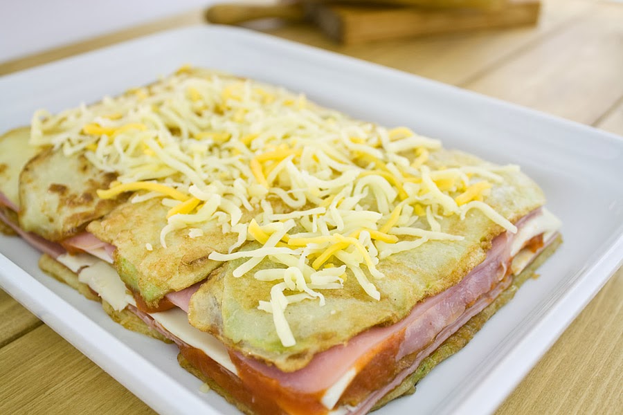 Pastel De Calabacin Con Jamon Y Queso e-cocinablog: pastel de calabacín, jamón y queso