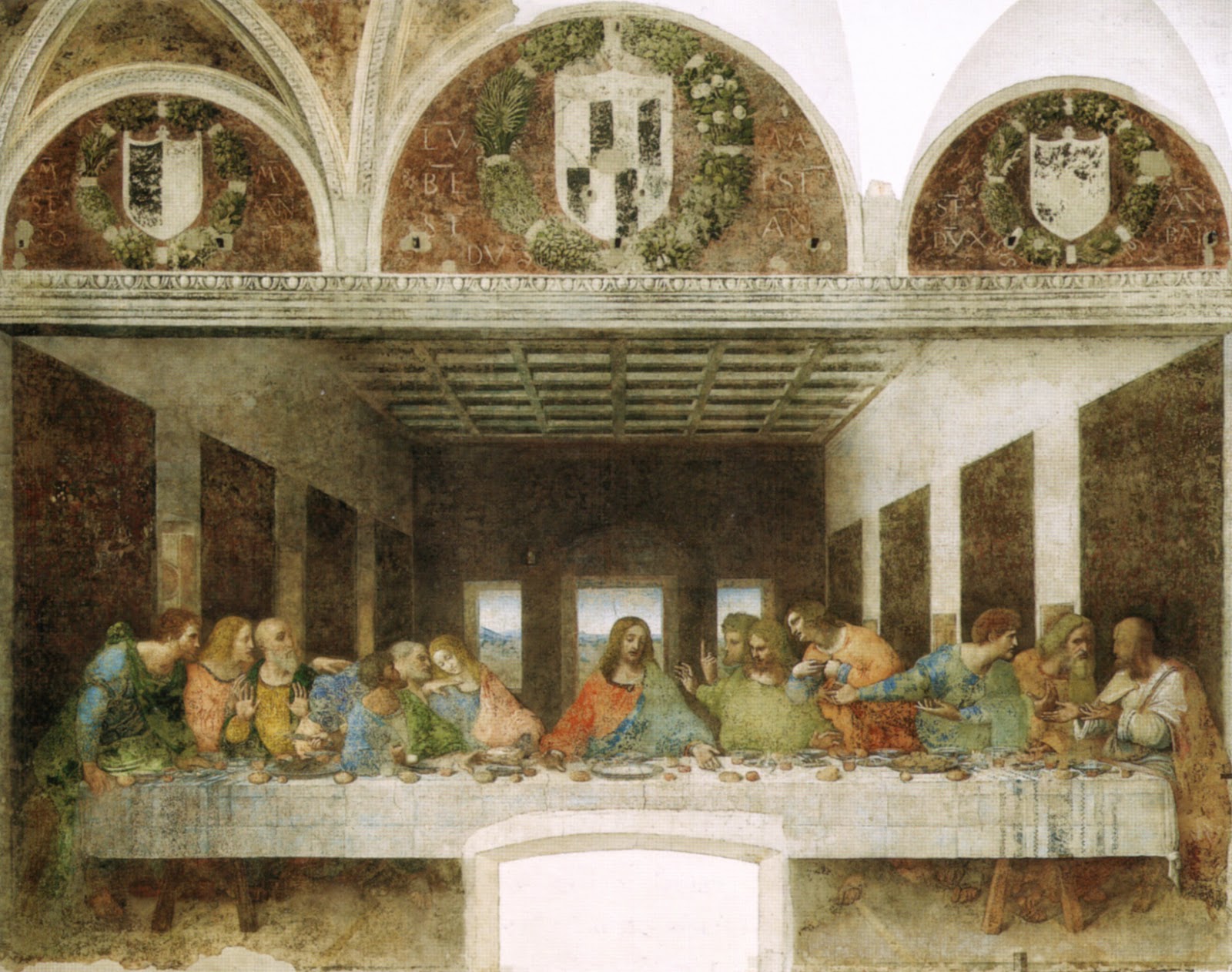 La última cena de Leonardo Da Vinci