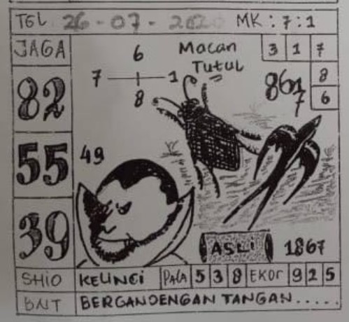 Syair Bd Sgp 26 Juli 2021 Syair Togell