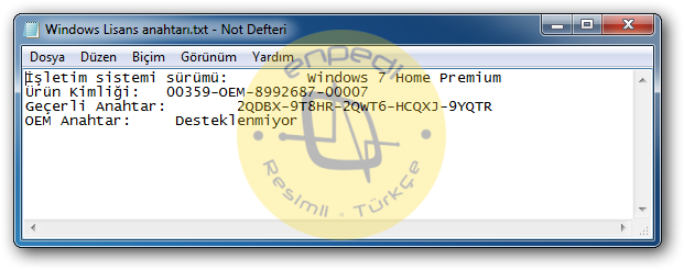 windows 7 anahtar etkinlestirme windows 7 anahtar etkinlestirme