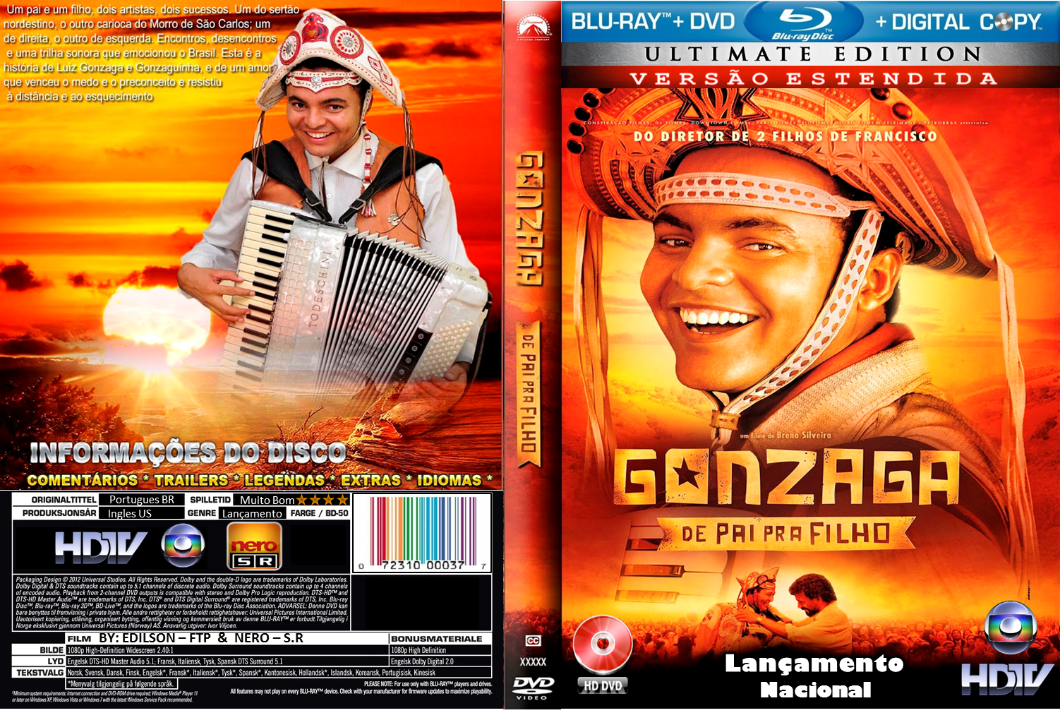 CAPAS KODAK™ CAPA MINISSÉRIE GONZAGA DE PAI PRA FILHO HDTV 720P CAPAS KODAK™ CAPA MINISSÉRIE GONZAGA DE PAI PRA FILHO HDTV 720P
