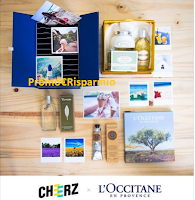 Concorso ''Cheerz & L'Occitane 2017'' : vinci gratis cofanetto di prodotti Logo Concorso ''Cheerz & L'Occitane 2017'' : vinci gratis cofanetto di prodotti