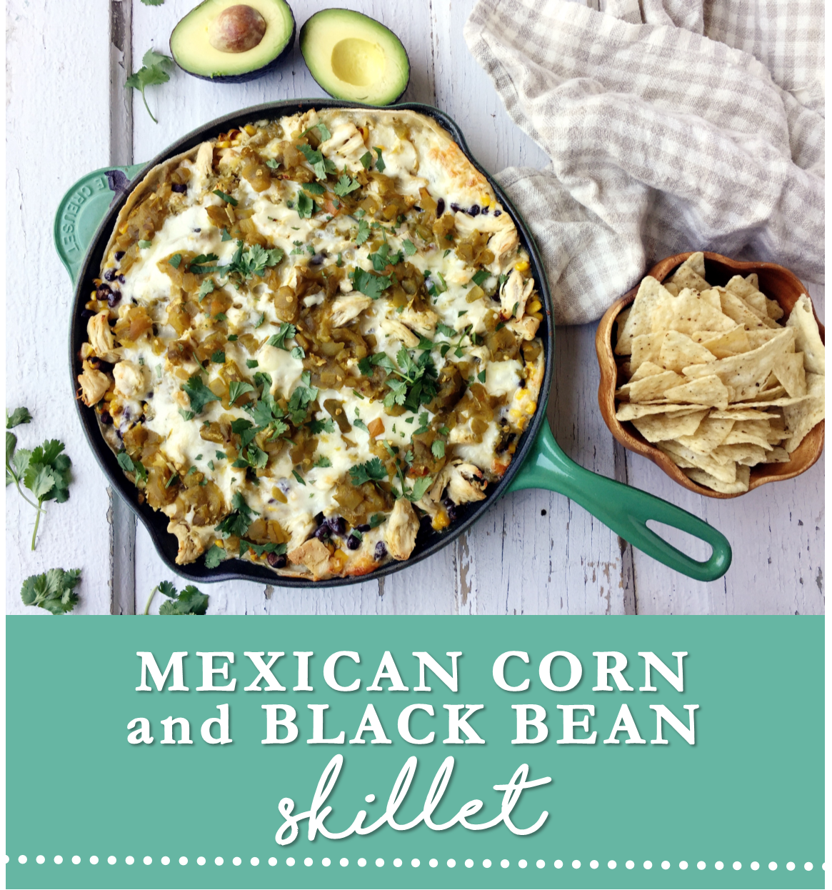 Euna Mae's mexican corn and black bean skillet